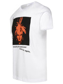 Comme Des Garçons Shirt 'Andy Warhol' White Cotton T Shirt