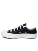 Comme des Garçons Play x Converse Cross Black Cotton Sneakers