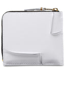 Comme Des Garçons Wallet 'Medley' White Lear Wallet