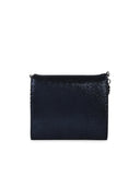 Stella Mc Cartney 'Small Falabella Tri Fold' portefeuille en polyester recyclé bleu