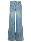 Stella Mc Cartney Light Blue Cotton Jeans