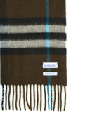 Burberry 'Mu Giant' Brown Cashmere Scarf