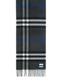 Burberry 'Mu Giant' Grey Cashmere Scarf