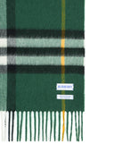 Burberry 'Mu Giant' Green Cashmere Scarf