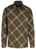Burberry 'Check' Green Cotton Shirt