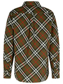 Burberry 'Check' Green Cotton Shirt