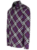 Burberry 'Check' Purple Cotton Shirt