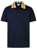 Burberry 'Cody' Navy Cotton Polo Shirt