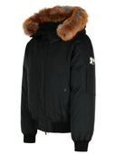 Veste de bombardier en nylon noir burberry