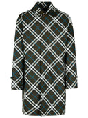 Burberry 'revisar' gabardina de poliéster verde
