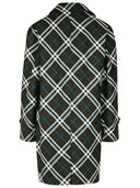 Burberry 'revisar' gabardina de poliéster verde