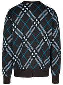 Burberry 'Check' Green Wool Sweater
