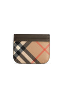 Burberry 'Sandon' Beige Lear Card Holder