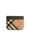 Burberry 'Sandon' Beige Lear Card Holder