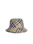 Burberry 'Check' lichtgroene polyester hoed