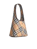 Burberry Small 'Check' Beige Cotton Bag