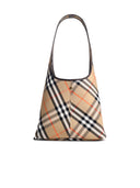 Burberry Small 'Check' Beige Cotton Bag