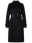 Burberry 'Kensington' Black poliéster gabardina