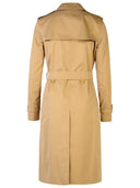 Burberry „Kensington” beżowy płaszcz bawełniany