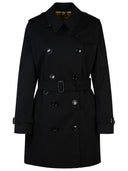 Burberry 'Kensington' Black Polyester Trench Coat
