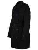 Burberry 'Kensington' Black Polyester Trench Coat