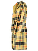 Abrigo de lana burberry beige