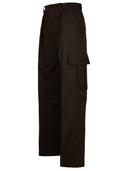 Pantalones de carga de lana marrón burberry