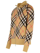 Burberry 'Check' Beige Wool Sweater