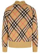 Burberry 'Check' Beige Wool Sweater