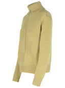 Burberry Green Cashmere Turtleneck Sweater