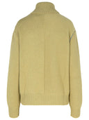 Burberry Green Cashmere Turtleneck Sweater