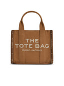 Marc jacobs () sacca di cotone marrone 'piccolo tote'