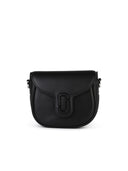 Marc Jacobs () 'Sattel' Black Lear Bag