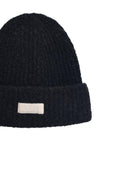 Autry Black Virgin Wool Blend Beanie