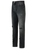 Balmain Black Cotton Jeans