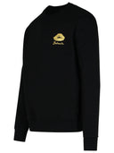 Balmain 'Kiss' Black Cotton Sweatshirt