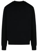 Balmain 'Kiss' Black Cotton Sweatshirt
