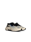 Balmain 'Run Low' Grey Lear Blend Sneaker