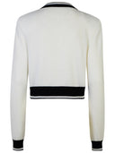 Balmain White Cotton Cardigan