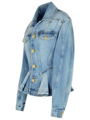 Balmain Light Blue Denim Jacket