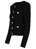 Balmain Black Polyamide Blend Jacket