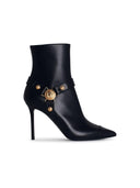Balmain 'Eva' Black Lear ankelstøvler