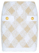 Balmain Beige Polyamide Blend Skirt