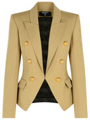 Balmain Beige Cotton Blazer