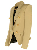 Balmain Beige Cotton Blazer