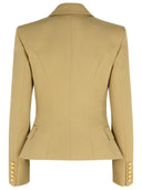 Balmain Beige Cotton Blazer