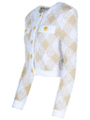 Balmain beige polyamidblandingjakke
