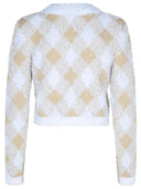 Balmain beige polyamidblandingjakke