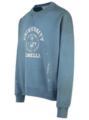 Golden Goose Light Blue Cotton Sweatshirt