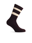 Golden Goose Burgundy Cotton Socks